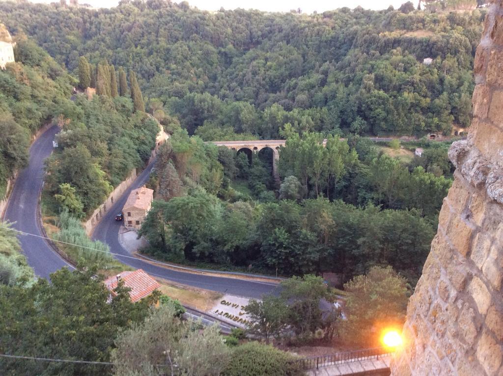 Appartamento Palazzo Sadun Pitigliano Bagian luar foto