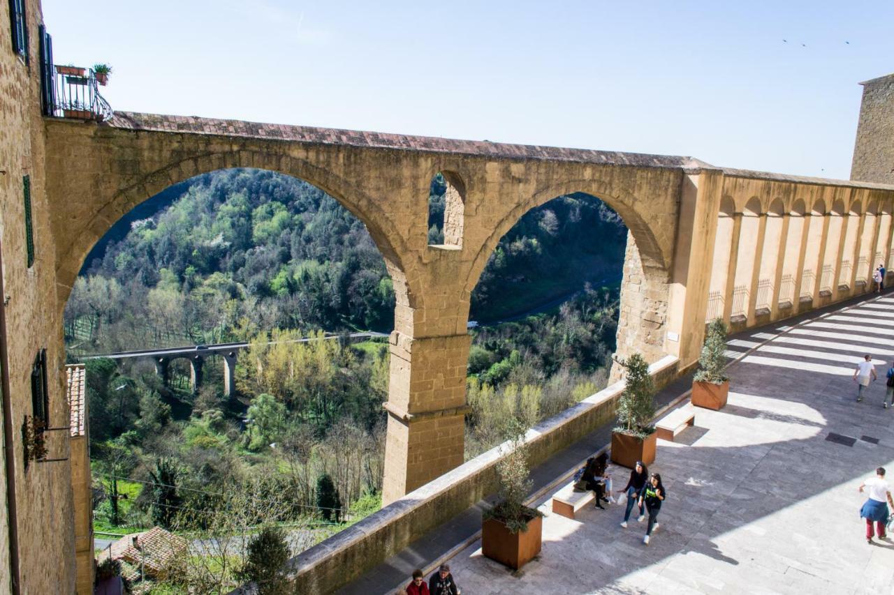 Appartamento Palazzo Sadun Pitigliano Bagian luar foto